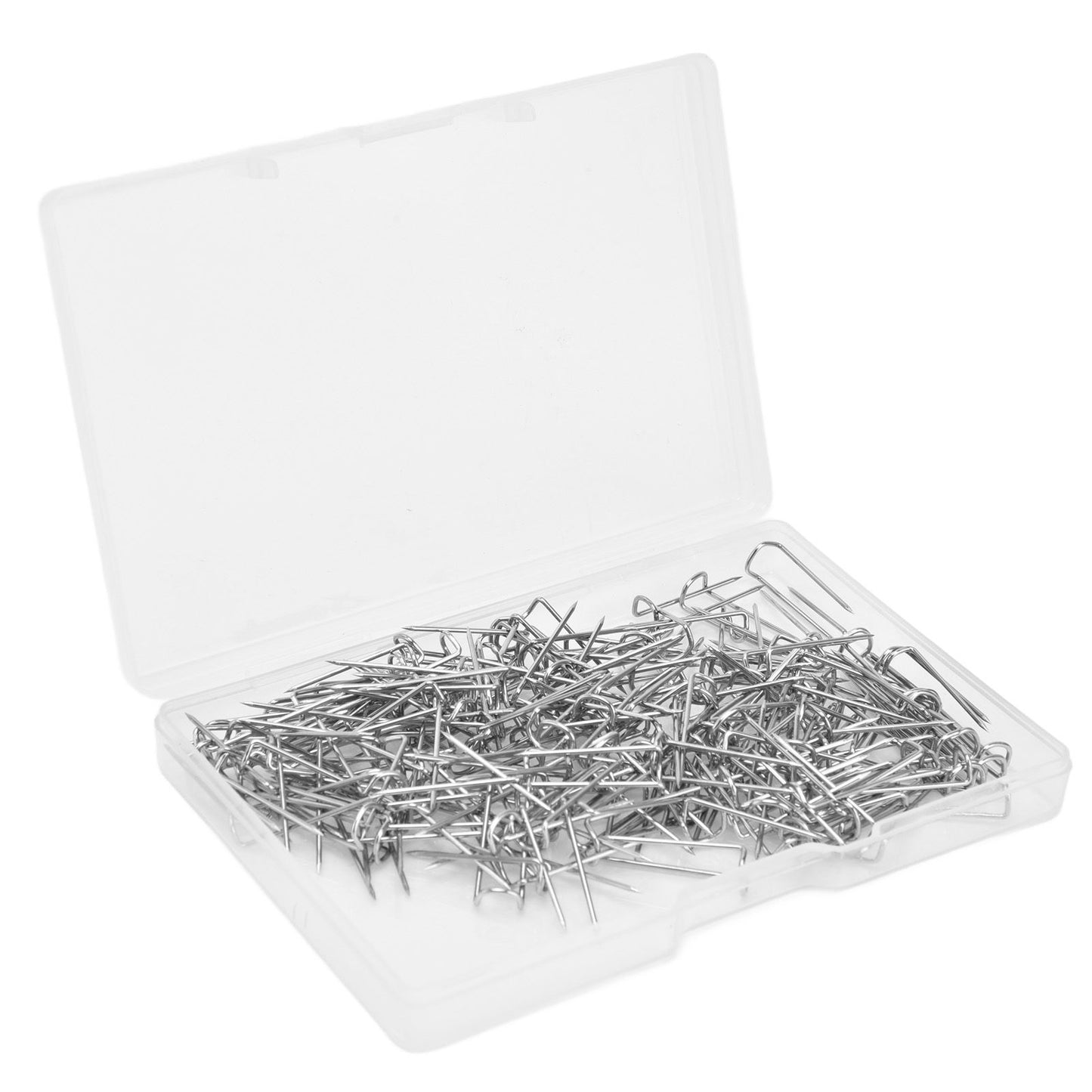 200Pcs Fork Pins U Shaped Stainless Steel Sturdy Durable Wide Application Sewing U Pins17mm 200Pcs/Box V1294-YM0523-3117220003011