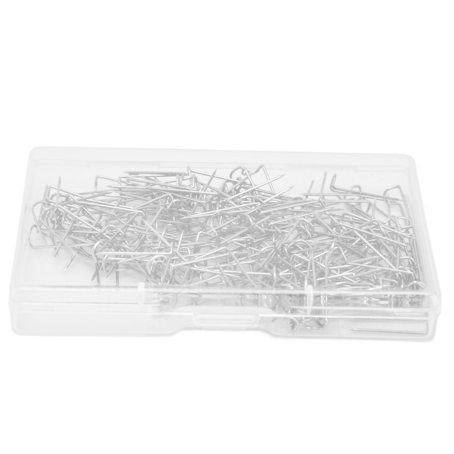 200Pcs Fork Pins U Shaped Stainless Steel Sturdy Durable Wide Application Sewing U Pins17mm 200Pcs/Box V1294-YM0523-3117220003011