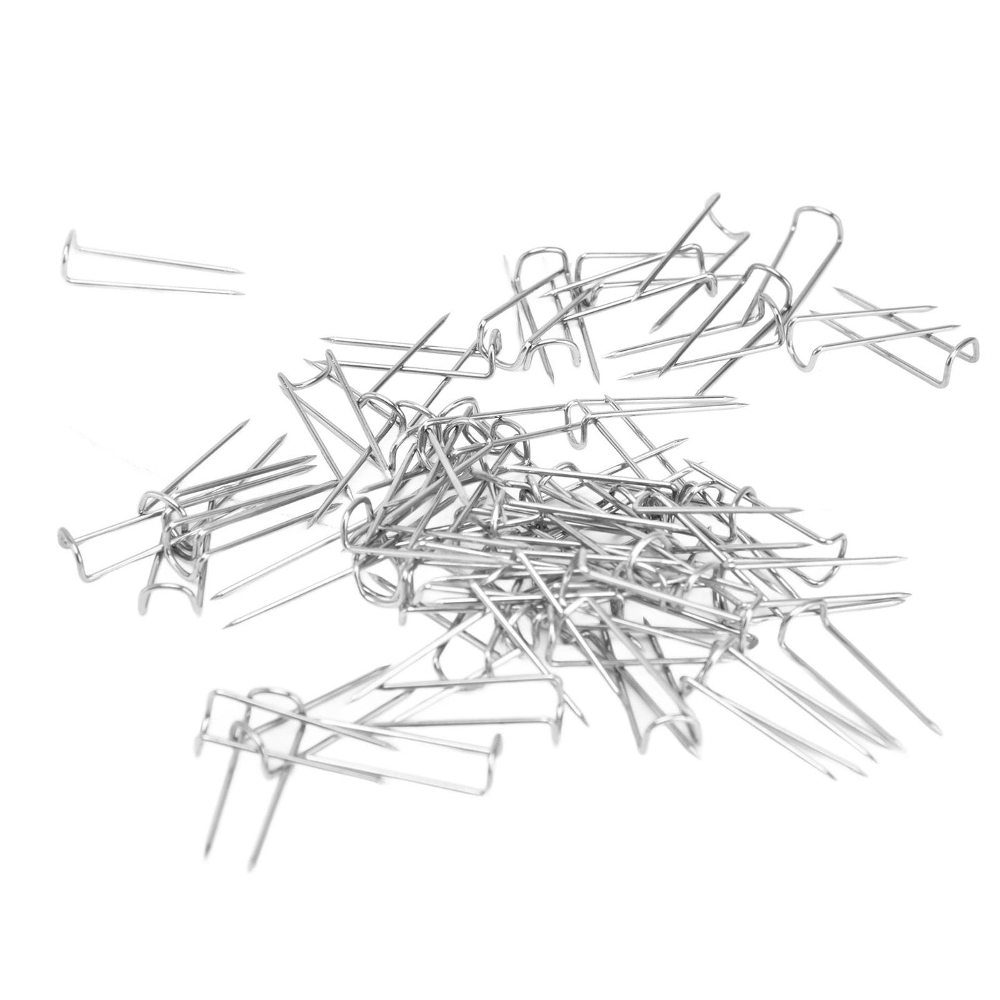 200Pcs Fork Pins U Shaped Stainless Steel Sturdy Durable Wide Application Sewing U Pins17mm 200Pcs/Box V1294-YM0523-3117220003011