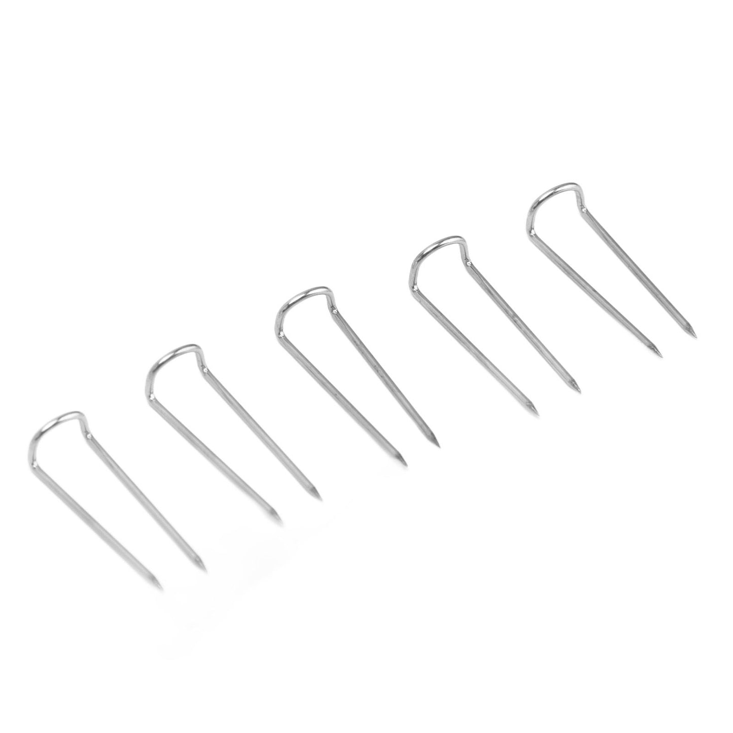 200Pcs Fork Pins U Shaped Stainless Steel Sturdy Durable Wide Application Sewing U Pins17mm 200Pcs/Box V1294-YM0523-3117220003011
