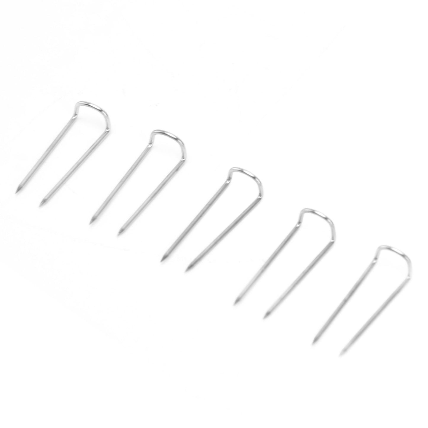 200Pcs Fork Pins U Shaped Stainless Steel Sturdy Durable Wide Application Sewing U Pins17mm 200Pcs/Box V1294-YM0523-3117220003011