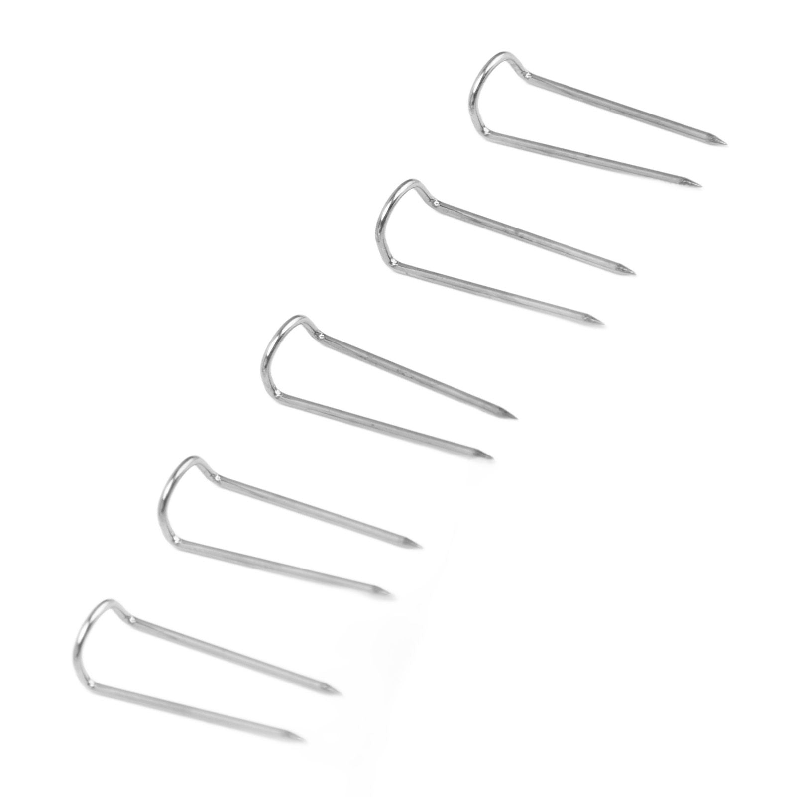 200Pcs Fork Pins U Shaped Stainless Steel Sturdy Durable Wide Application Sewing U Pins17mm 200Pcs/Box V1294-YM0523-3117220003011