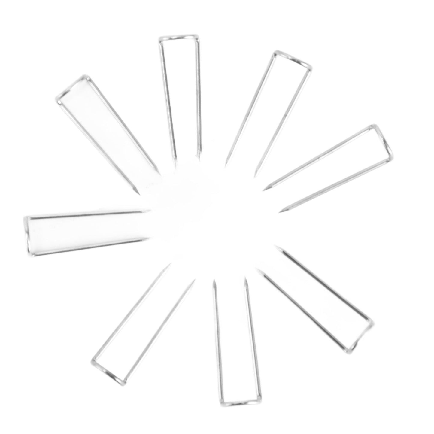 200Pcs Fork Pins U Shaped Stainless Steel Sturdy Durable Wide Application Sewing U Pins17mm 200Pcs/Box V1294-YM0523-3117220003011