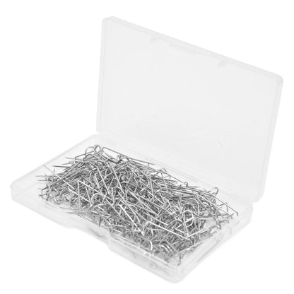 200Pcs Fork Pins U Shaped Stainless Steel Sturdy Durable Wide Application Sewing U Pins23mm 200Pcs/Box V1294-YM0523-3117220003012