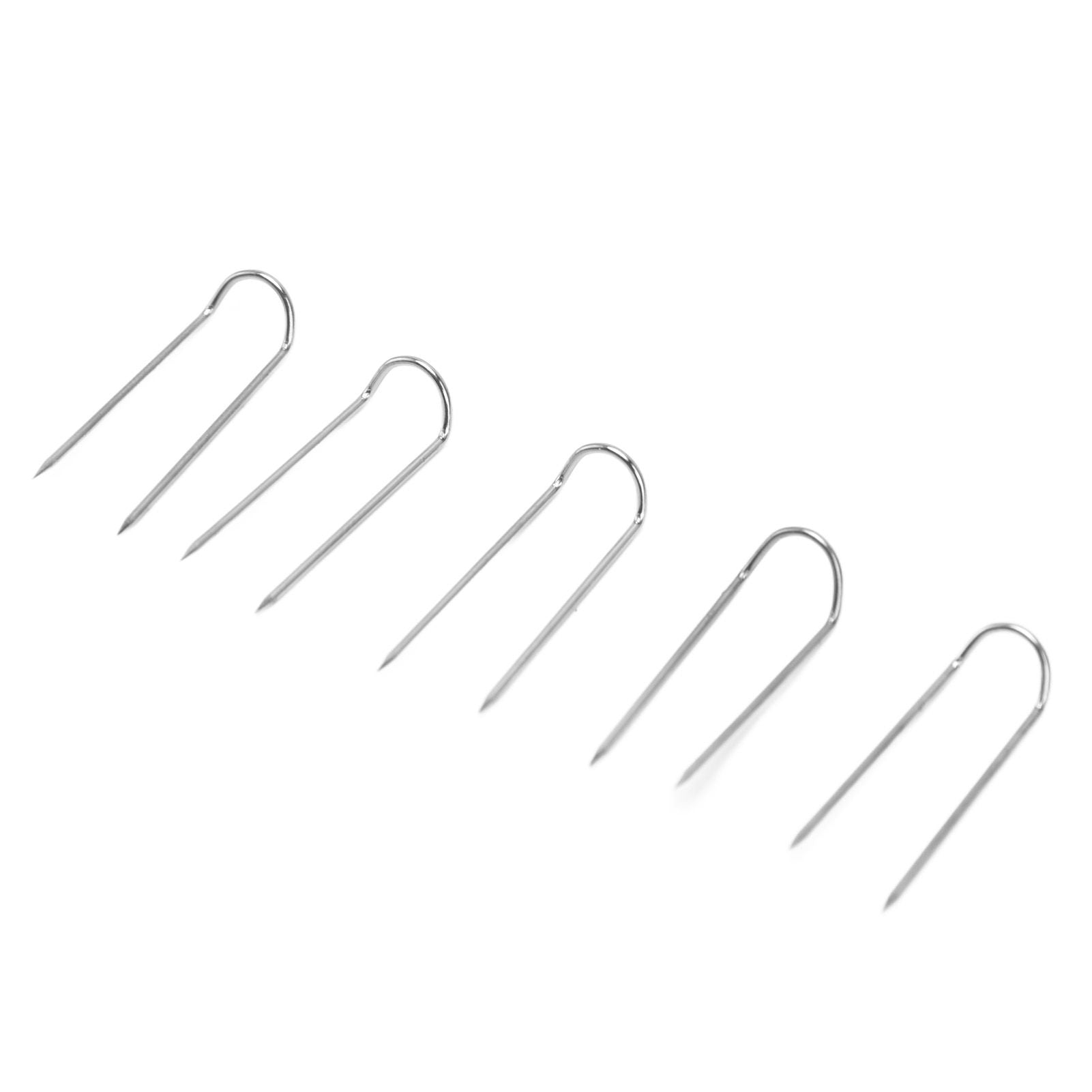 200Pcs Fork Pins U Shaped Stainless Steel Sturdy Durable Wide Application Sewing U Pins23mm 200Pcs/Box V1294-YM0523-3117220003012