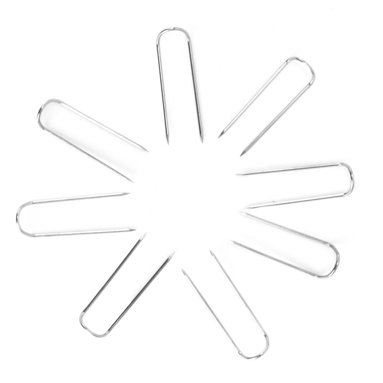 200Pcs Fork Pins U Shaped Stainless Steel Sturdy Durable Wide Application Sewing U Pins23mm 200Pcs/Box V1294-YM0523-3117220003012