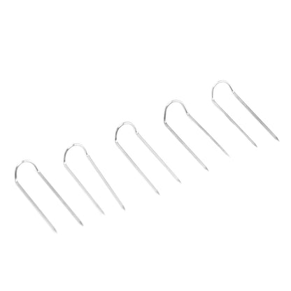 200Pcs Fork Pins U Shaped Stainless Steel Sturdy Durable Wide Application Sewing U Pins23mm 200Pcs/Box V1294-YM0523-3117220003012