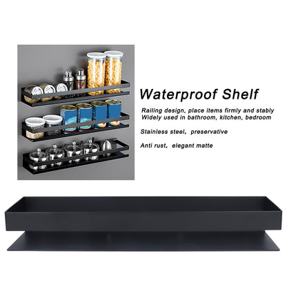 40cm Bathroom Wall Shelf Modern Simple Preservative Stainless Steel Waterproof Shelf for Kitchen Bedroom V1294-YM0523-3117220004911