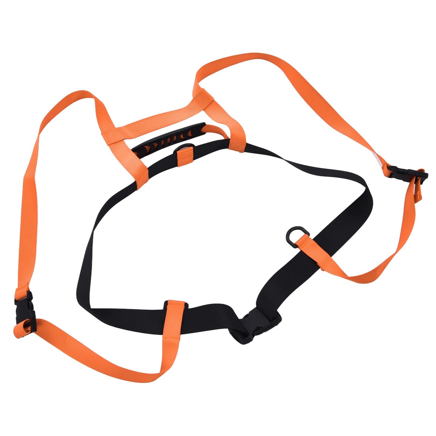 Kids Skiing Harness Adjustable Safe Drop Protection Snowboard Training Harness with Traction LeashOrange V1294-YM0523-3117220005013