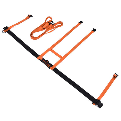 Kids Skiing Harness Adjustable Safe Drop Protection Snowboard Training Harness with Traction LeashOrange V1294-YM0523-3117220005013