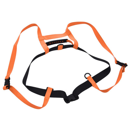 Kids Skiing Harness Adjustable Safe Drop Protection Snowboard Training Harness with Traction LeashOrange V1294-YM0523-3117220005013
