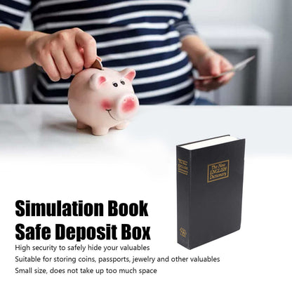 Diversion Book Safe High Safety Simulation Book Safe Deposit Box with 2 Keys for School Home TravellingA V1294-YM0523-3117220005111
