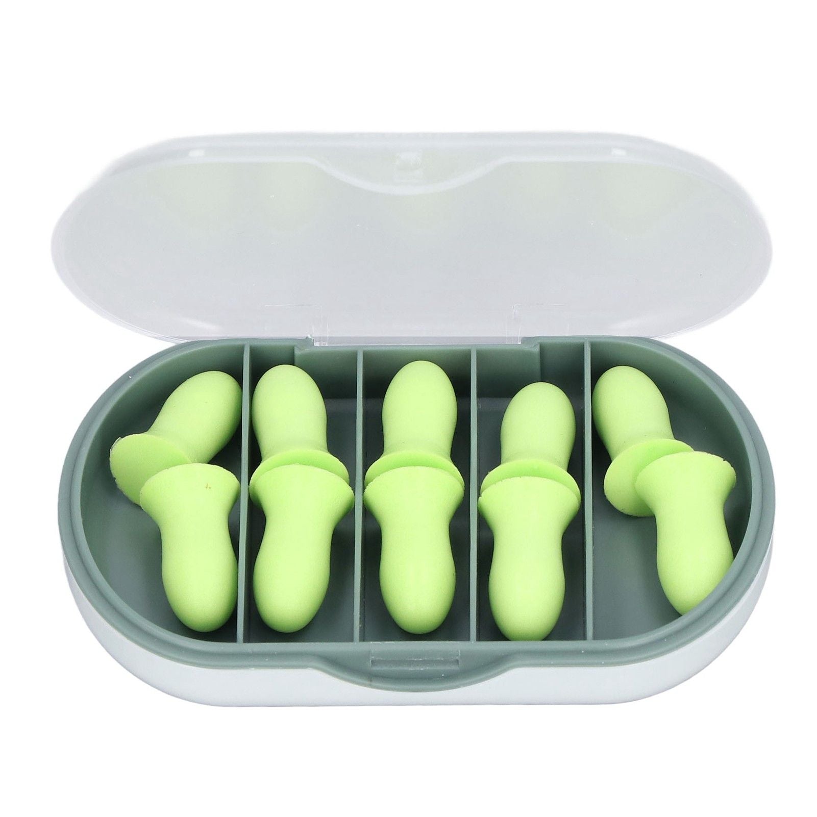 10Pcs Sleeping Ear Plugs Soft Comfortable Safe Sponge Excellent Sound Insulation High Elasticity Swimming Ear V1294-YM0523-3117220005311