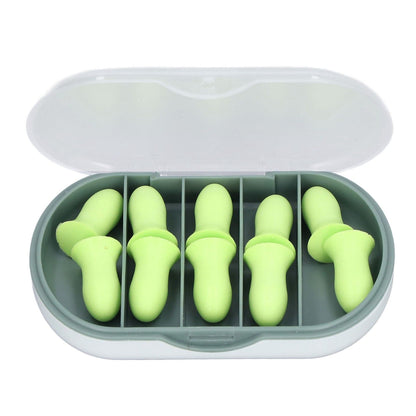 10Pcs Sleeping Ear Plugs Soft Comfortable Safe Sponge Excellent Sound Insulation High Elasticity Swimming Ear V1294-YM0523-3117220005311