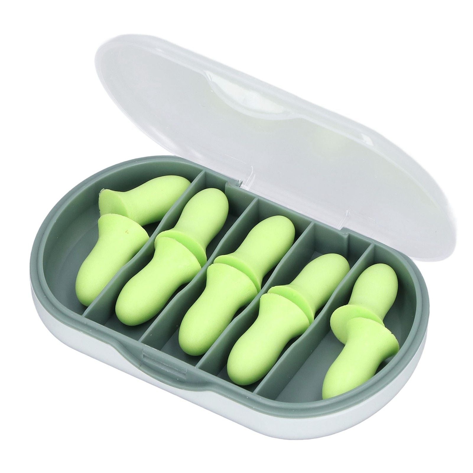 10Pcs Sleeping Ear Plugs Soft Comfortable Safe Sponge Excellent Sound Insulation High Elasticity Swimming Ear V1294-YM0523-3117220005311