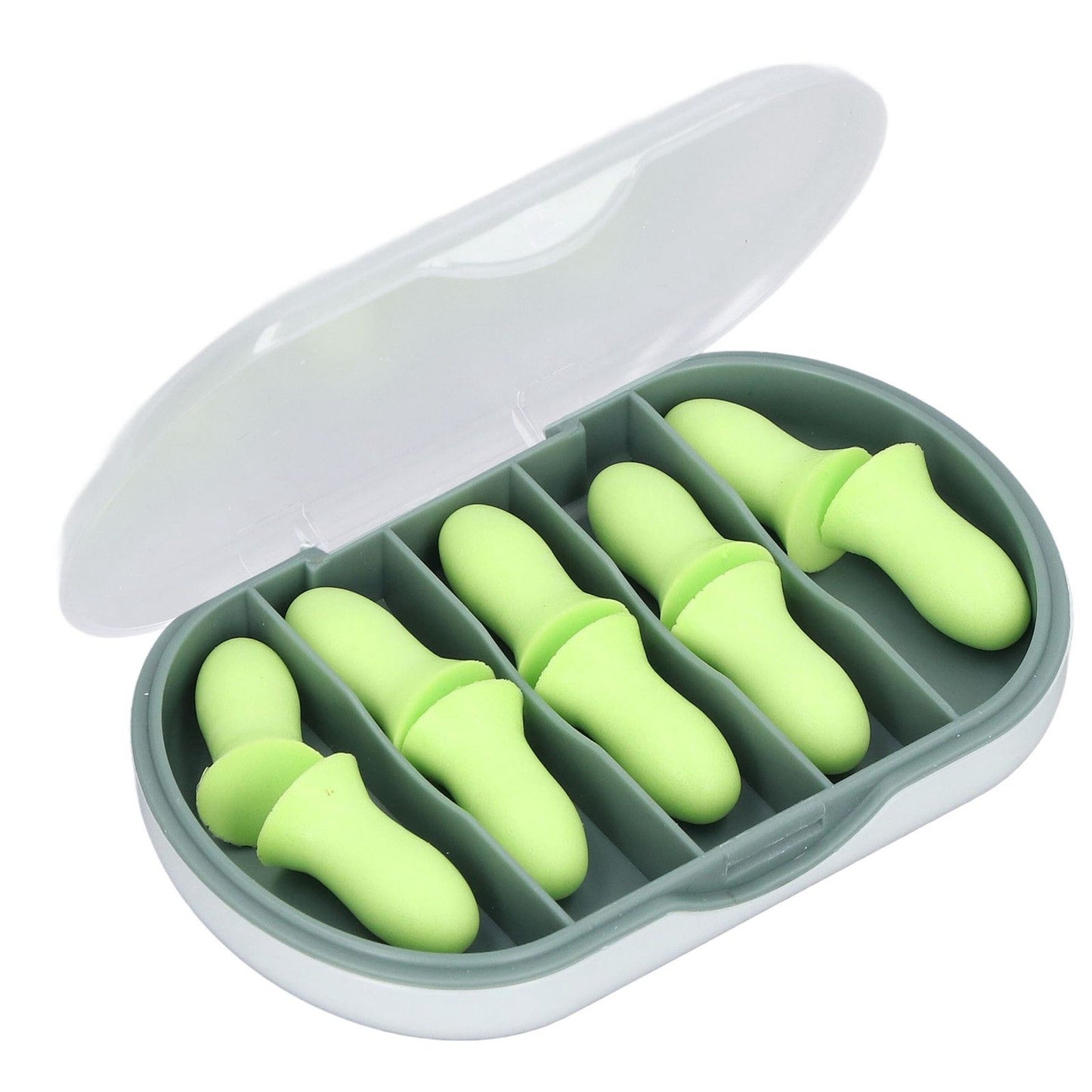 10Pcs Sleeping Ear Plugs Soft Comfortable Safe Sponge Excellent Sound Insulation High Elasticity Swimming Ear V1294-YM0523-3117220005311