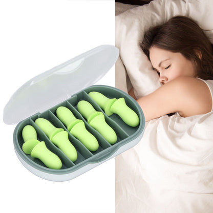 10Pcs Sleeping Ear Plugs Soft Comfortable Safe Sponge Excellent Sound Insulation High Elasticity Swimming Ear V1294-YM0523-3117220005311