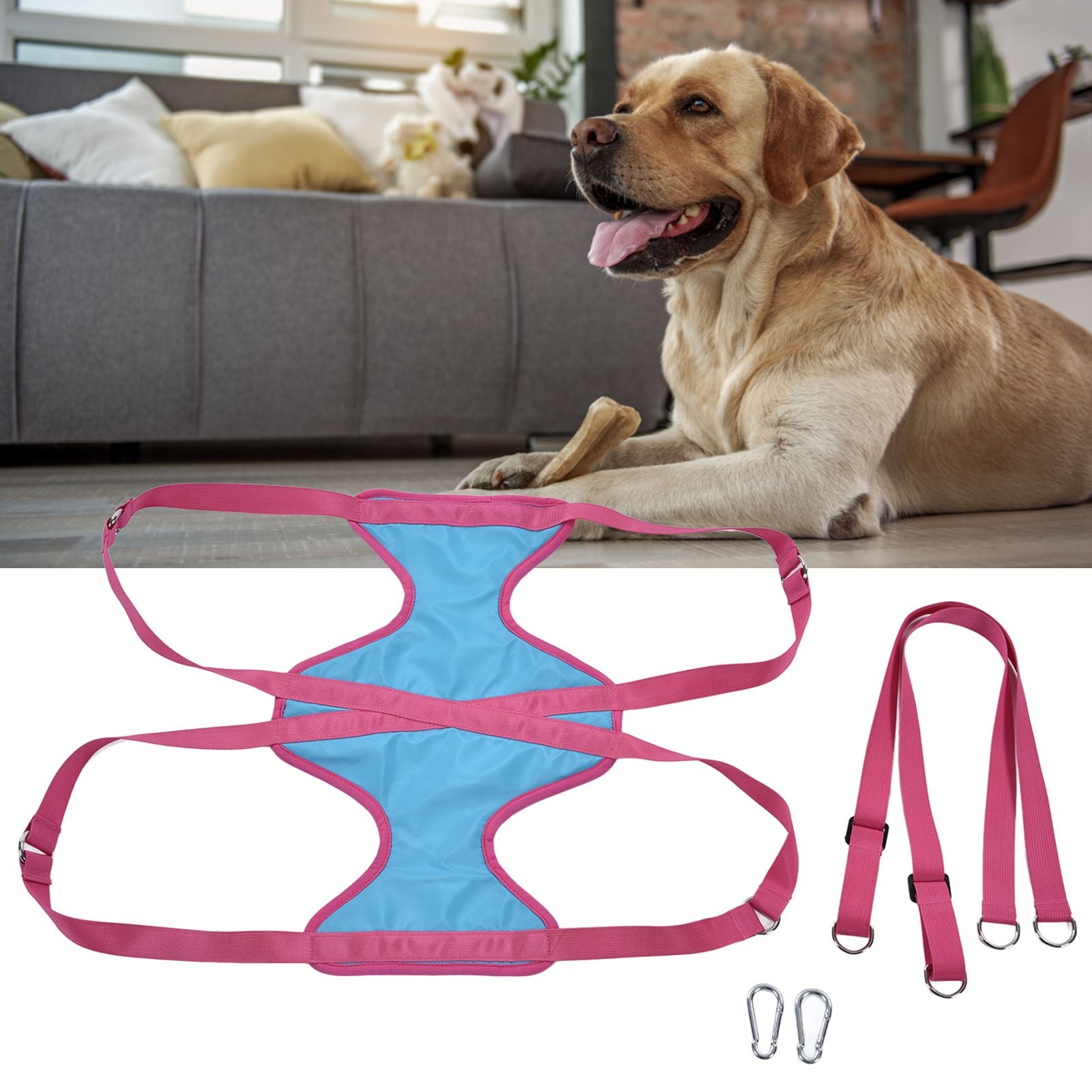 Pet Grooming Sling Comfortable Dog Grooming Sling Hammock for Nail Clipping Teeth Ears CleaningM V1294-YM0523-3117220005611