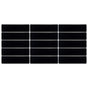15 Pcs Stair Treads Cuttable Polyester Non Slip Soft Self Adhesive Stair Stripe Floor Mat CarpetBlack White V1294-YM0523-3117220008312