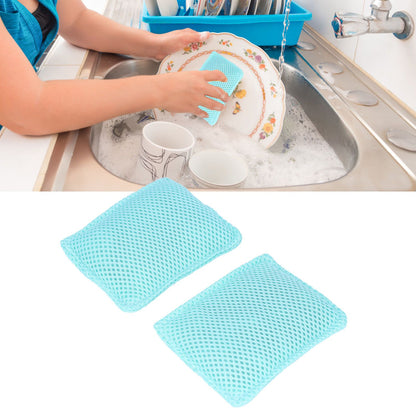 2PCS Dish Scrubber Eco Friendly Reusable Dish Cloth Rag Kitchen Cleaning Tool for Household V1294-YM0523-3117220009611