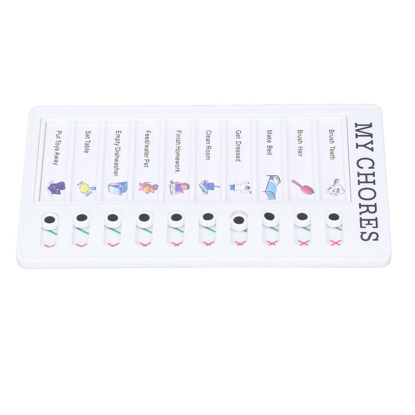 Chore Chart Memo Boards Portable Detachable Message Board Feel Comfortable PVC Kids Chore Chart for Kids V1294-YM0523-3117220010011