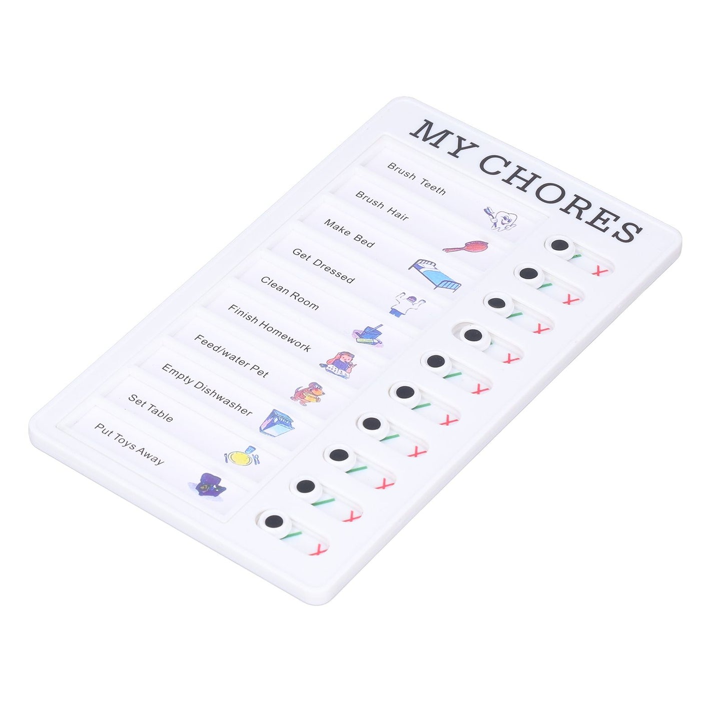 Chore Chart Memo Boards Portable Detachable Message Board Feel Comfortable PVC Kids Chore Chart for Kids V1294-YM0523-3117220010011