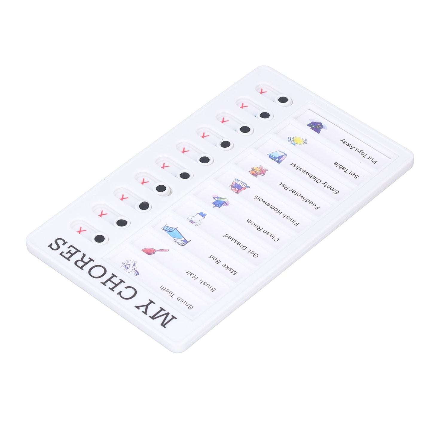 Chore Chart Memo Boards Portable Detachable Message Board Feel Comfortable PVC Kids Chore Chart for Kids V1294-YM0523-3117220010011