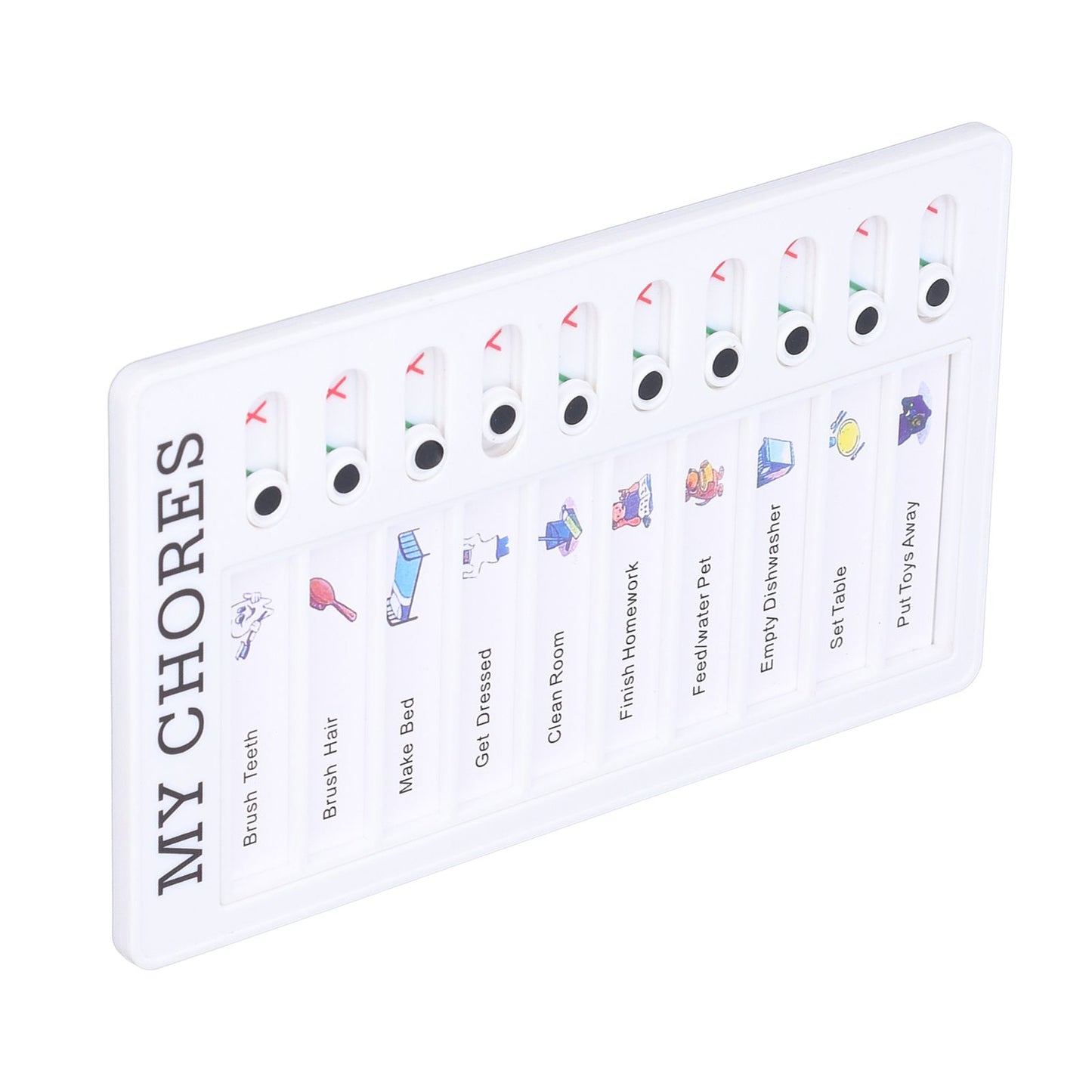Chore Chart Memo Boards Portable Detachable Message Board Feel Comfortable PVC Kids Chore Chart for Kids V1294-YM0523-3117220010011