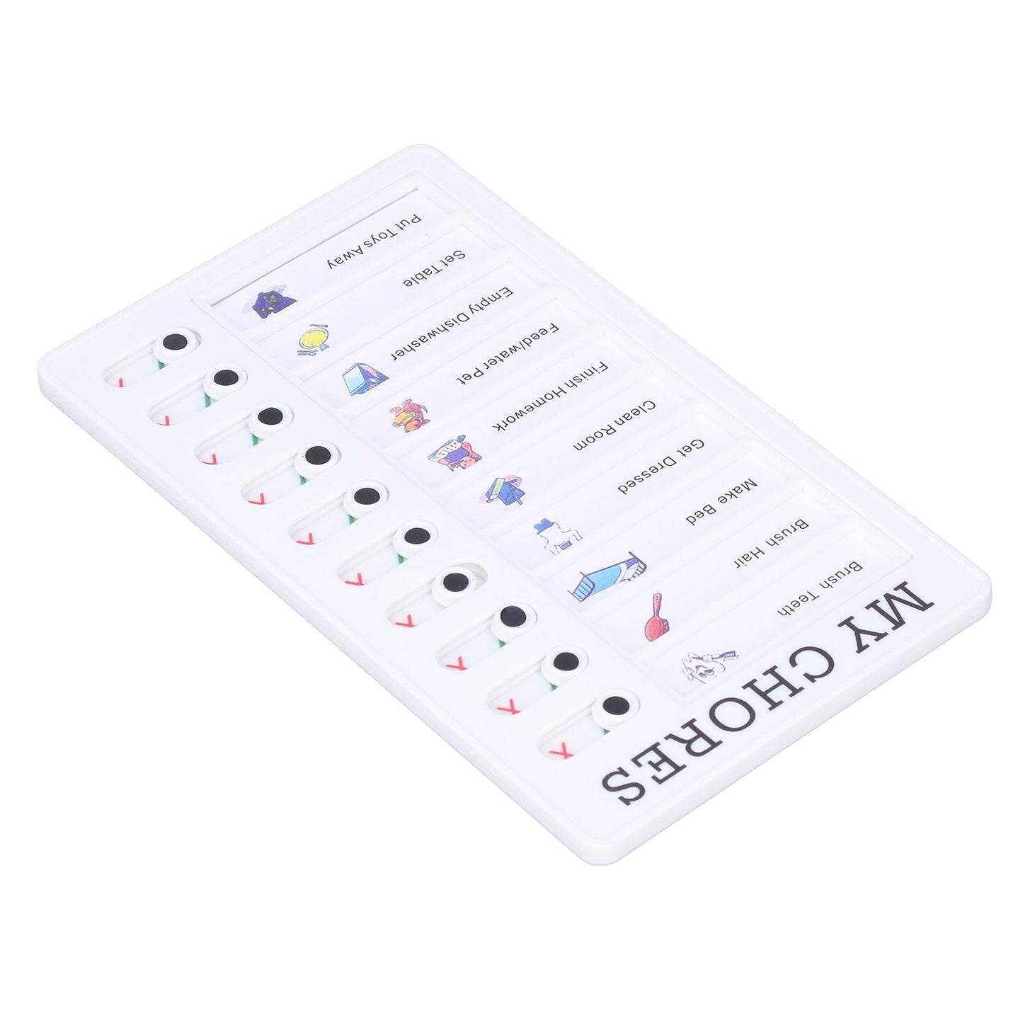 Chore Chart Memo Boards Portable Detachable Message Board Feel Comfortable PVC Kids Chore Chart for Kids V1294-YM0523-3117220010011