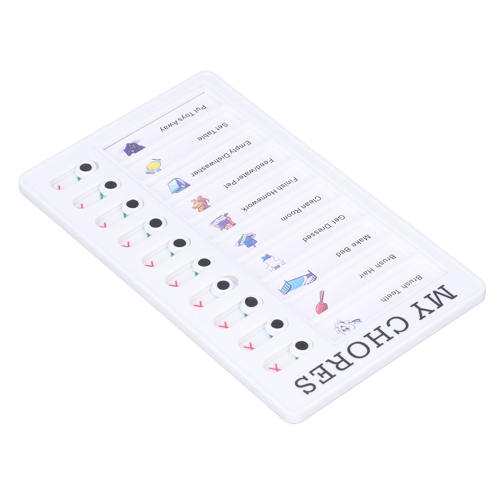 Chore Chart Memo Boards Portable Detachable Message Board Feel Comfortable PVC Kids Chore Chart for Kids V1294-YM0523-3117220010011