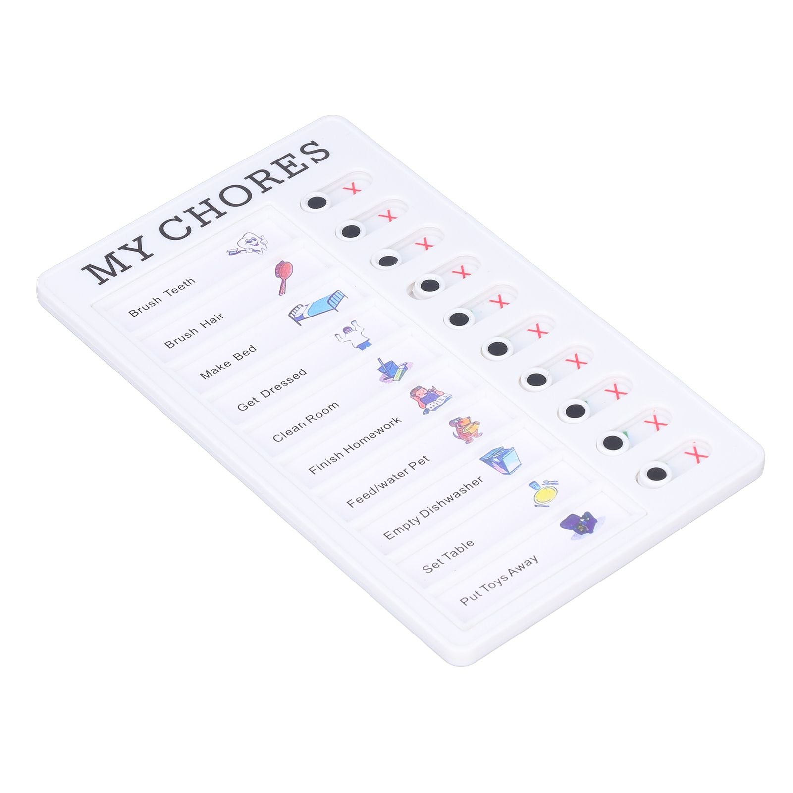 Chore Chart Memo Boards Portable Detachable Message Board Feel Comfortable PVC Kids Chore Chart for Kids V1294-YM0523-3117220010011