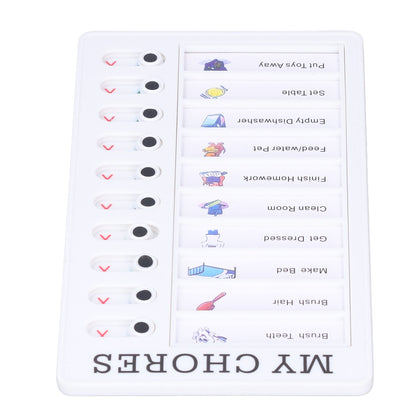 Chore Chart Memo Boards Portable Detachable Message Board Feel Comfortable PVC Kids Chore Chart for Kids V1294-YM0523-3117220010011