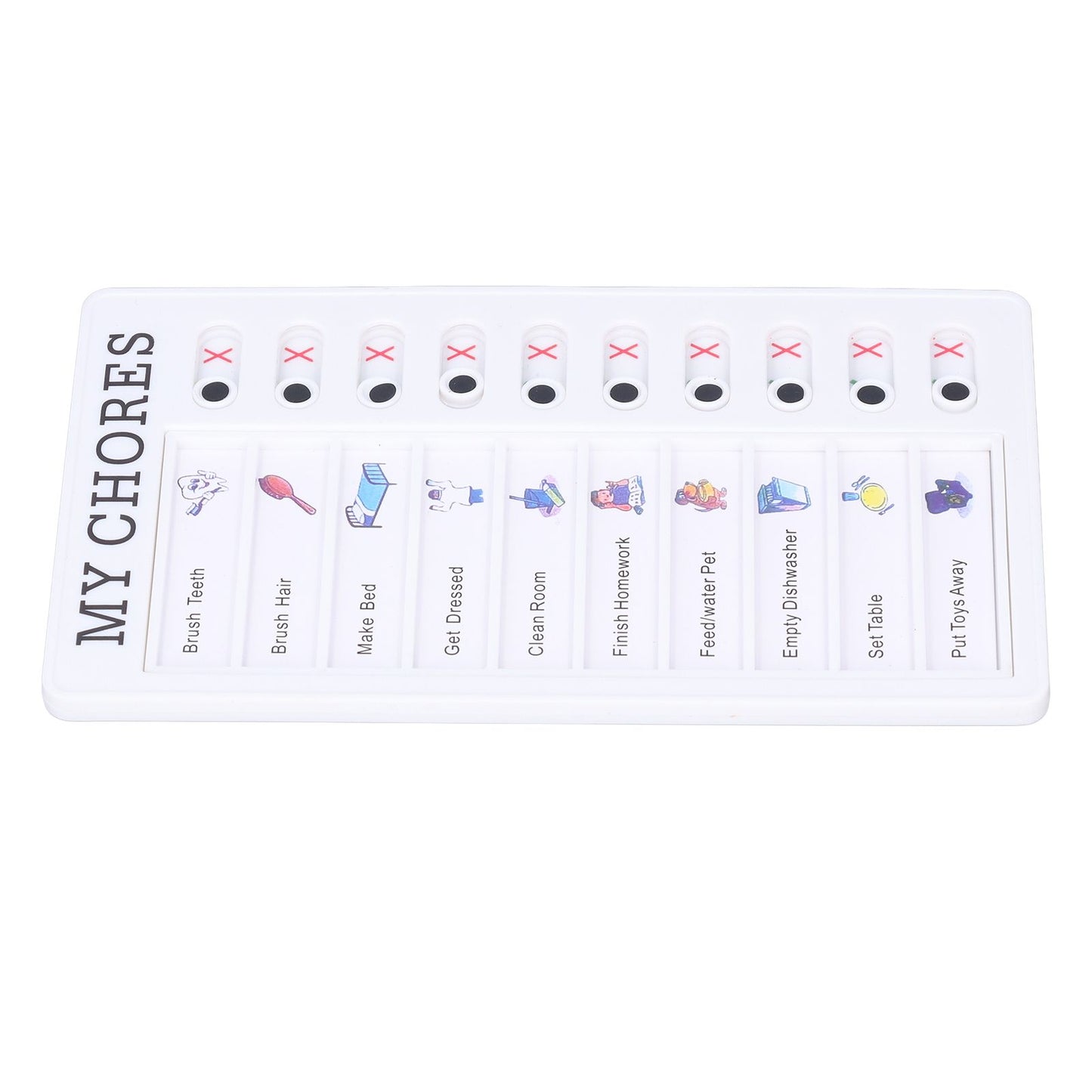 Chore Chart Memo Boards Portable Detachable Message Board Feel Comfortable PVC Kids Chore Chart for Kids V1294-YM0523-3117220010011