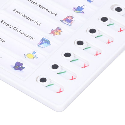 Chore Chart Memo Boards Portable Detachable Message Board Feel Comfortable PVC Kids Chore Chart for Kids V1294-YM0523-3117220010011