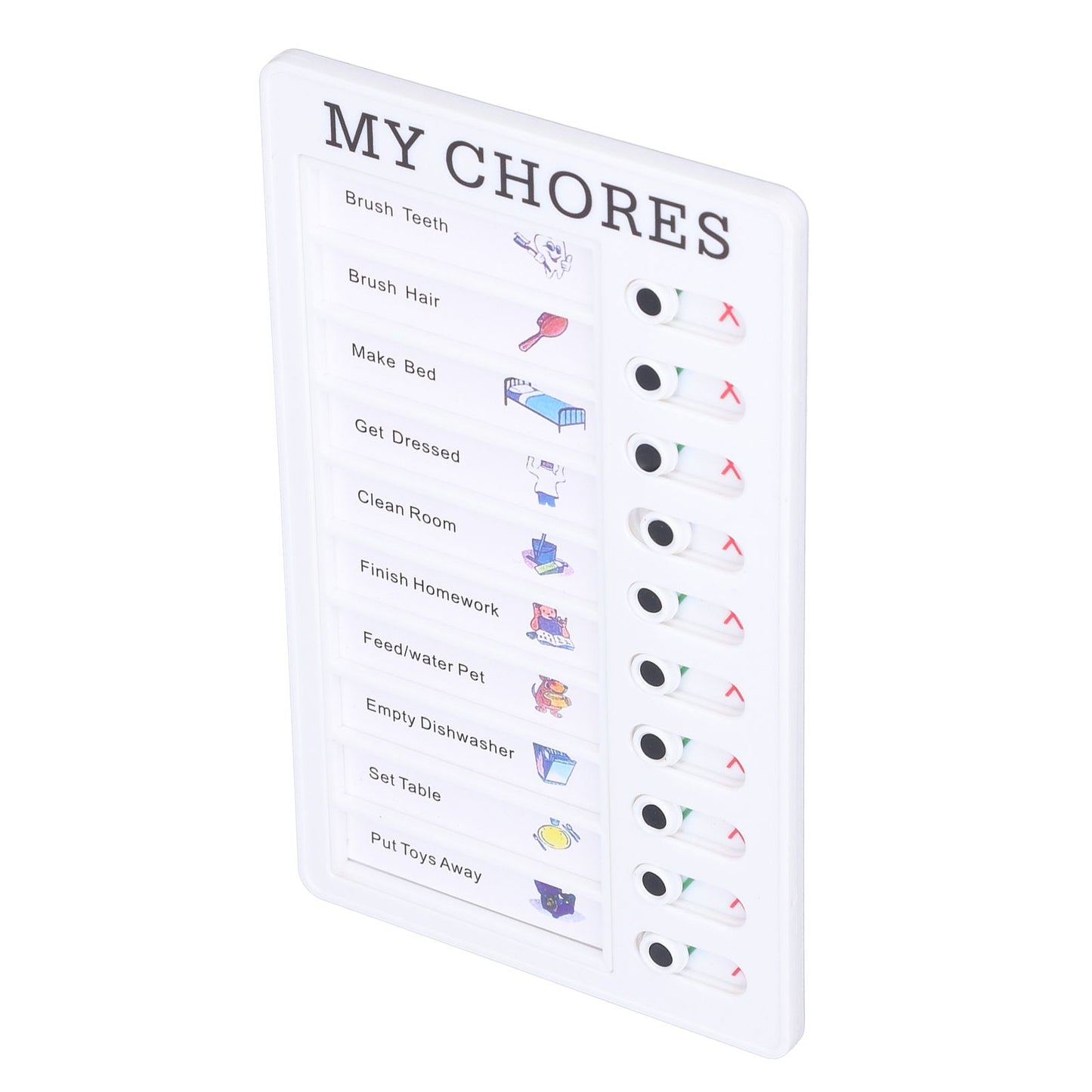 Chore Chart Memo Boards Portable Detachable Message Board Feel Comfortable PVC Kids Chore Chart for Kids V1294-YM0523-3117220010011
