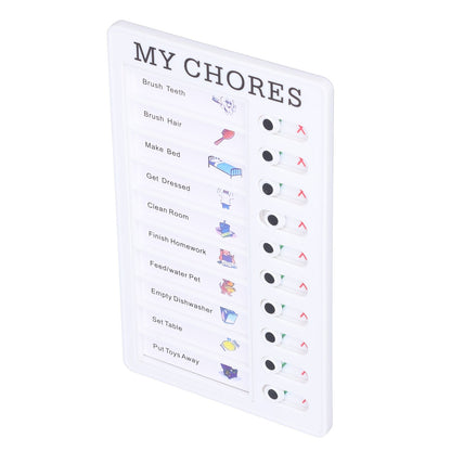 Chore Chart Memo Boards Portable Detachable Message Board Feel Comfortable PVC Kids Chore Chart for Kids V1294-YM0523-3117220010011