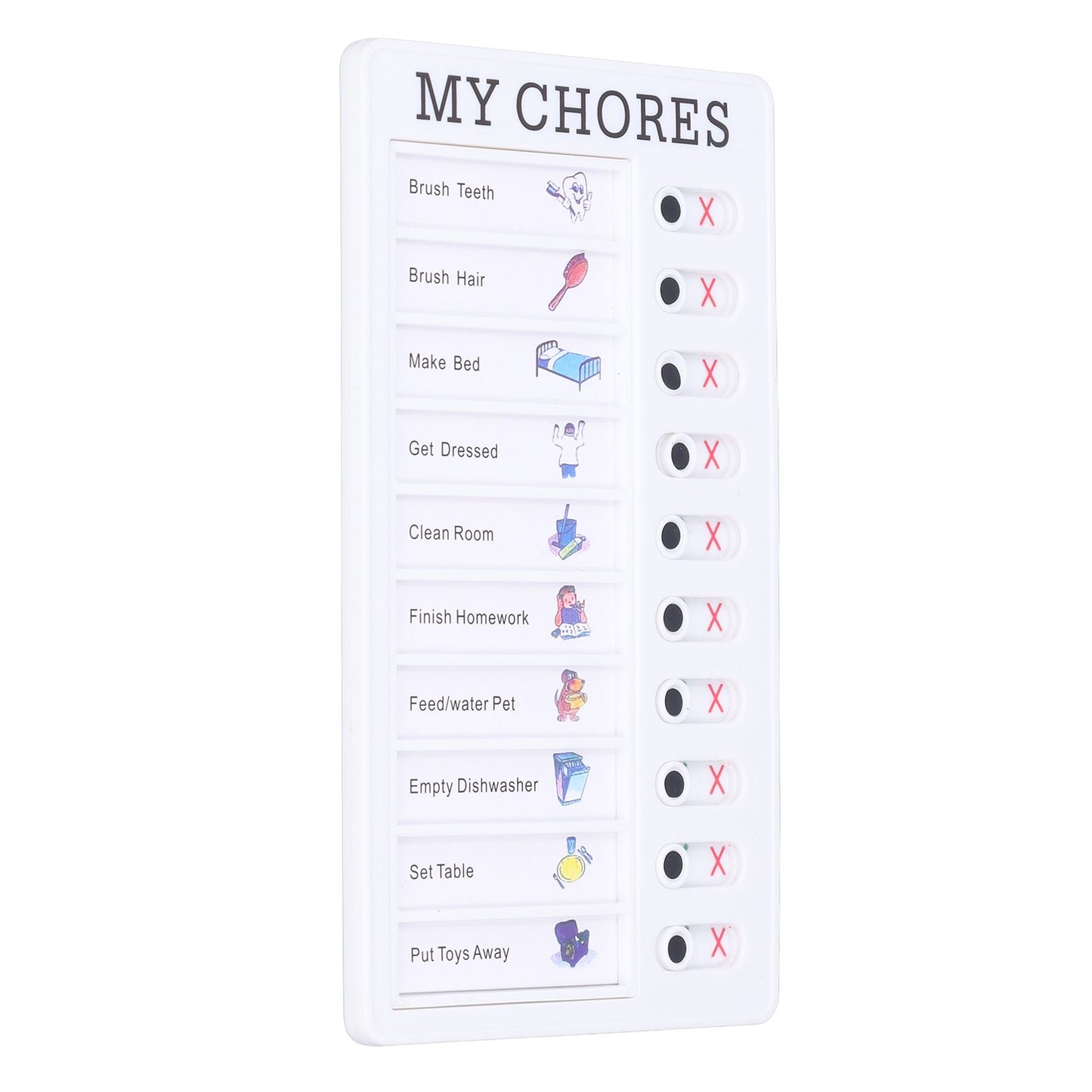 Chore Chart Memo Boards Portable Detachable Message Board Feel Comfortable PVC Kids Chore Chart for Kids V1294-YM0523-3117220010011