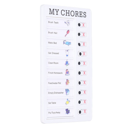 Chore Chart Memo Boards Portable Detachable Message Board Feel Comfortable PVC Kids Chore Chart for Kids V1294-YM0523-3117220010011