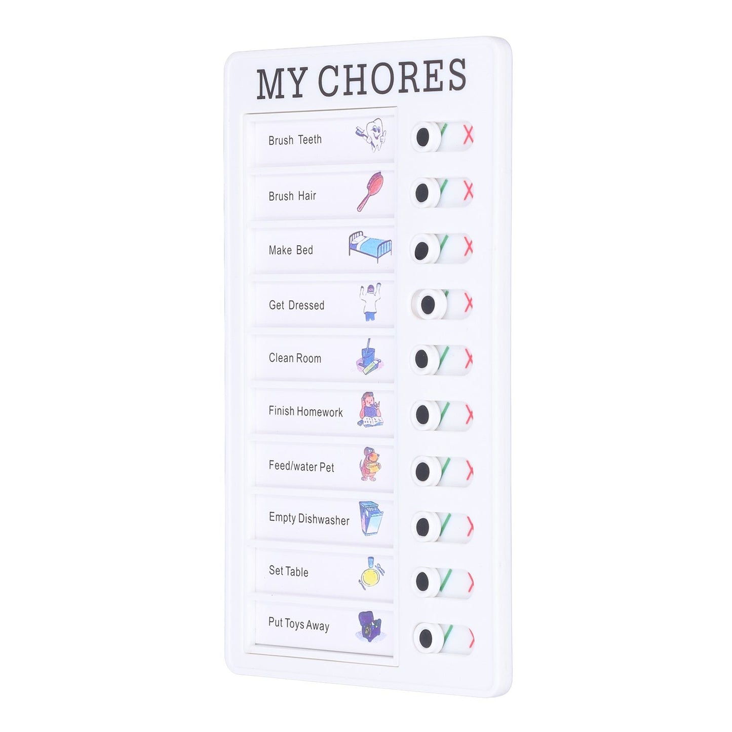 Chore Chart Memo Boards Portable Detachable Message Board Feel Comfortable PVC Kids Chore Chart for Kids V1294-YM0523-3117220010011