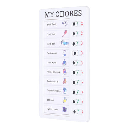 Chore Chart Memo Boards Portable Detachable Message Board Feel Comfortable PVC Kids Chore Chart for Kids V1294-YM0523-3117220010011