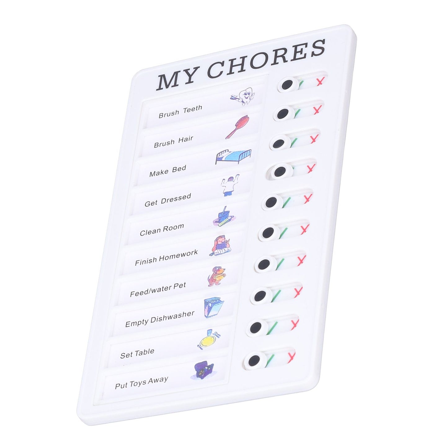 Chore Chart Memo Boards Portable Detachable Message Board Feel Comfortable PVC Kids Chore Chart for Kids V1294-YM0523-3117220010011