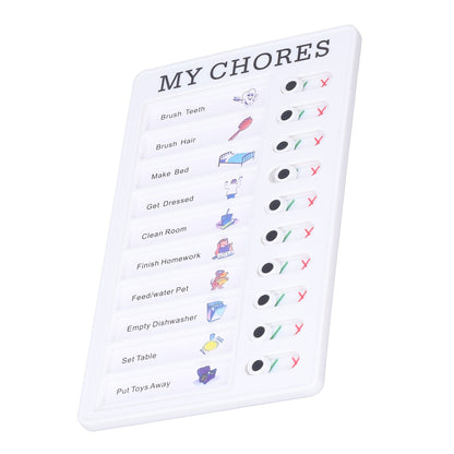 Chore Chart Memo Boards Portable Detachable Message Board Feel Comfortable PVC Kids Chore Chart for Kids V1294-YM0523-3117220010011