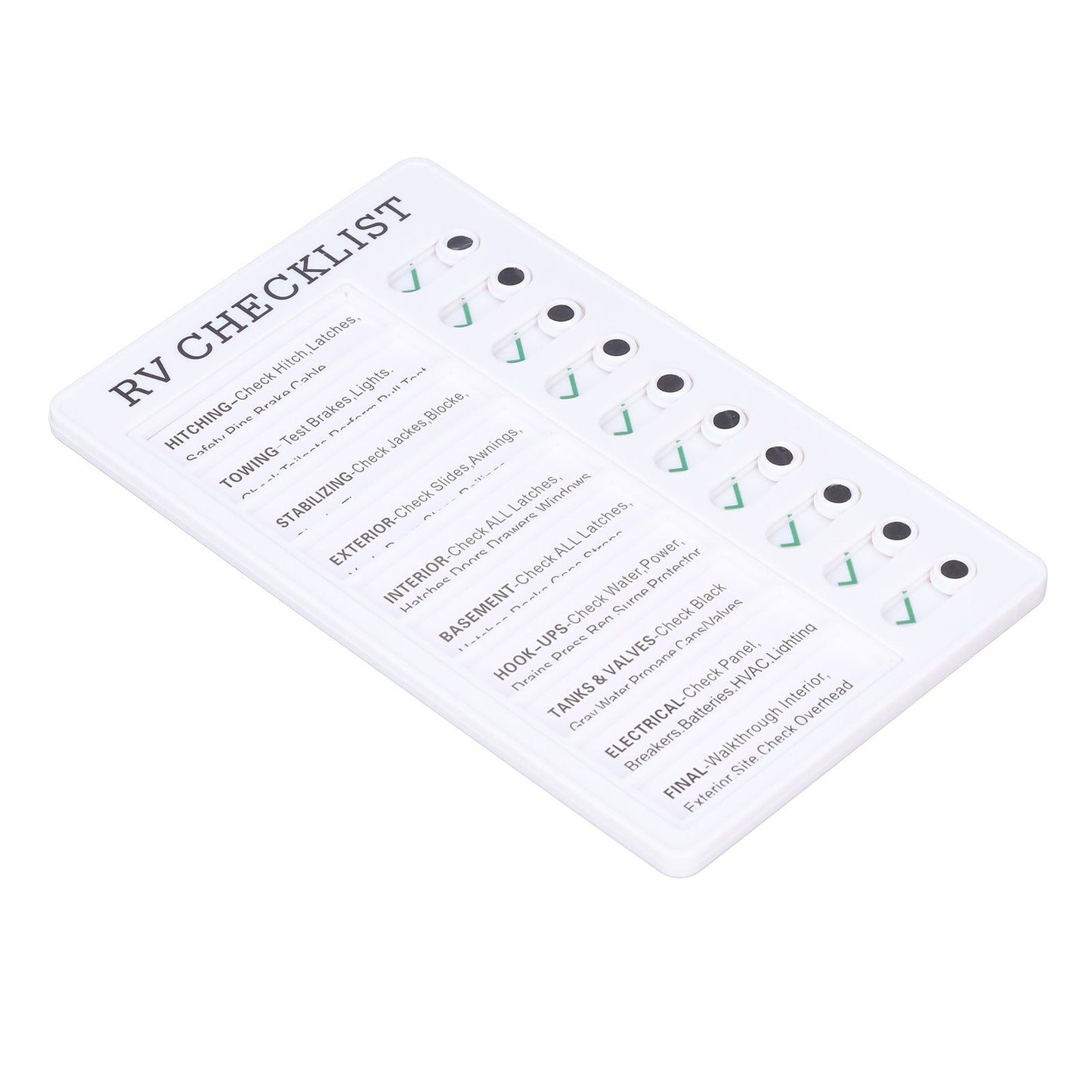 Chore Chart Memo Boards Portable Detachable Message Board Feel Comfortable PVC Kids Chore Chart for Kids V1294-YM0523-3117220010012