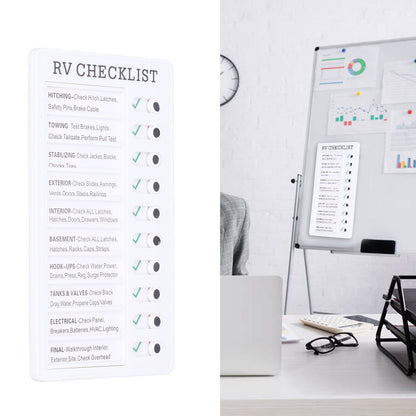 Chore Chart Memo Boards Portable Detachable Message Board Feel Comfortable PVC Kids Chore Chart for Kids V1294-YM0523-3117220010012