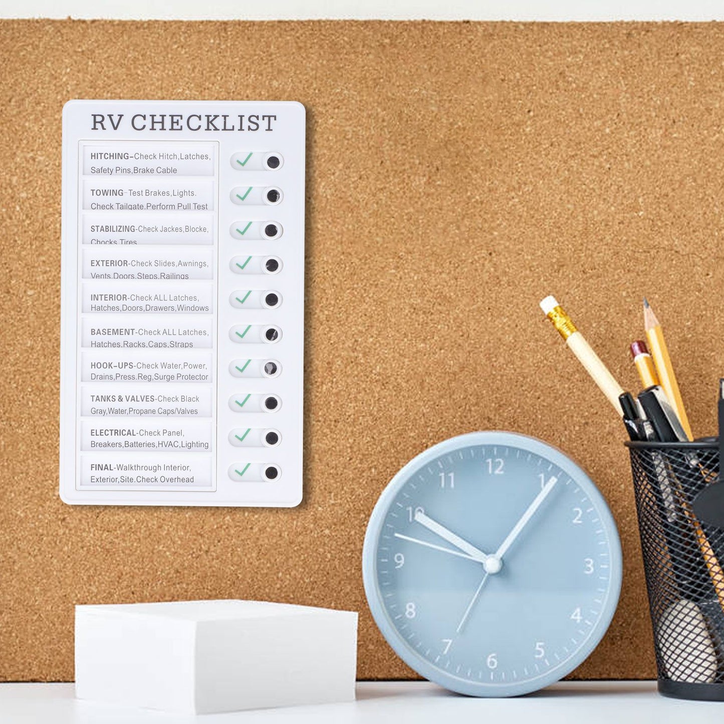 Chore Chart Memo Boards Portable Detachable Message Board Feel Comfortable PVC Kids Chore Chart for Kids V1294-YM0523-3117220010012