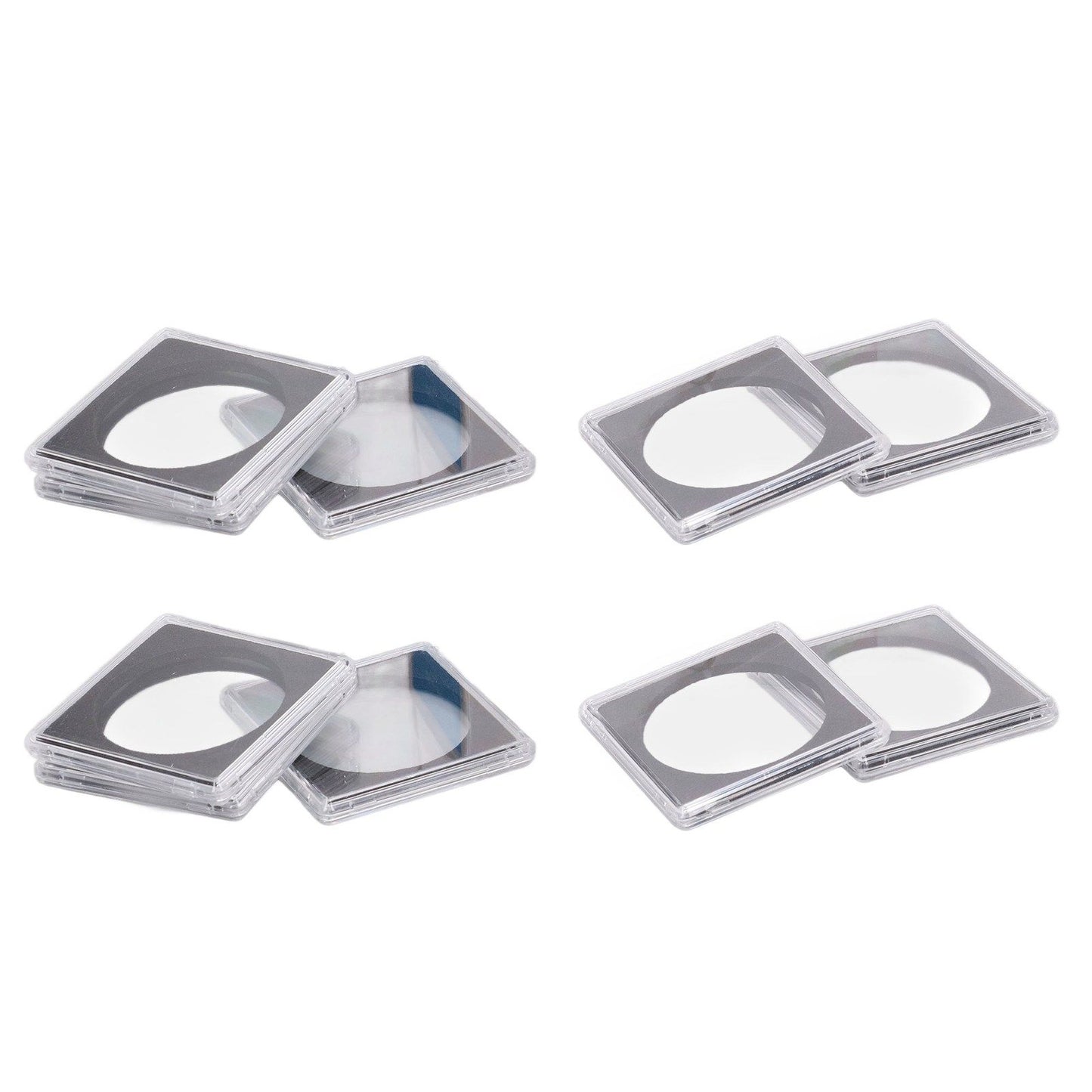 10PCS Coin Holder High Transparency Wear Resistant Environmental Acrylic Quadrate Coin Case for Coin V1294-YM0523-3117220010311