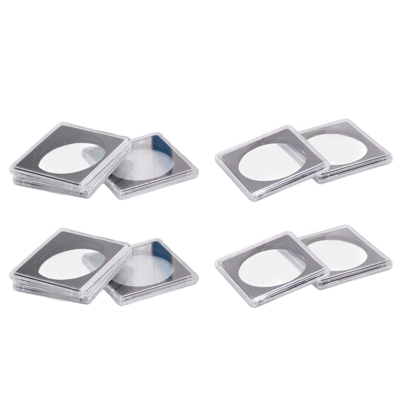 10PCS Coin Holder High Transparency Wear Resistant Environmental Acrylic Quadrate Coin Case for Coin V1294-YM0523-3117220010311