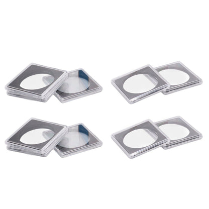 10PCS Coin Holder High Transparency Wear Resistant Environmental Acrylic Quadrate Coin Case for Coin V1294-YM0523-3117220010311