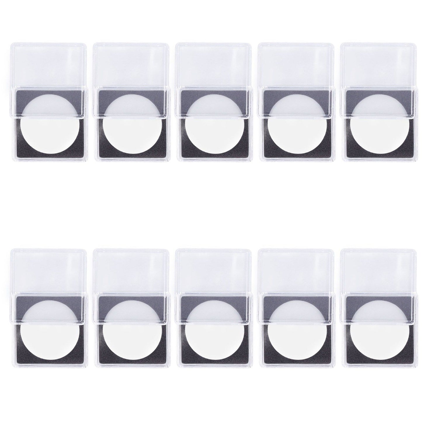 10PCS Coin Holder High Transparency Wear Resistant Environmental Acrylic Quadrate Coin Case for Coin V1294-YM0523-3117220010311