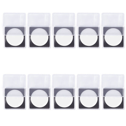 10PCS Coin Holder High Transparency Wear Resistant Environmental Acrylic Quadrate Coin Case for Coin V1294-YM0523-3117220010311
